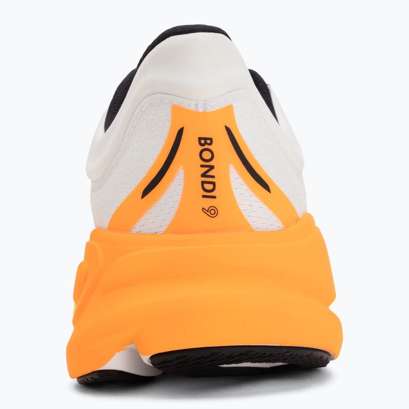 Men's running shoes HOKA Bondi 9 Wide white/neon tangerine 6