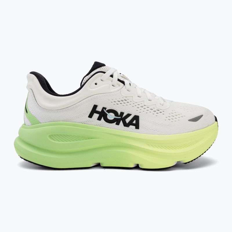 Women's running shoes HOKA Bondi 9 white/tart apple 2