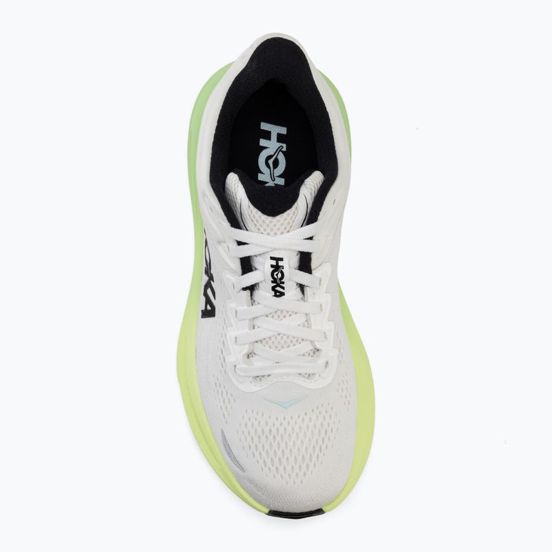 Women's running shoes HOKA Bondi 9 white/tart apple 5