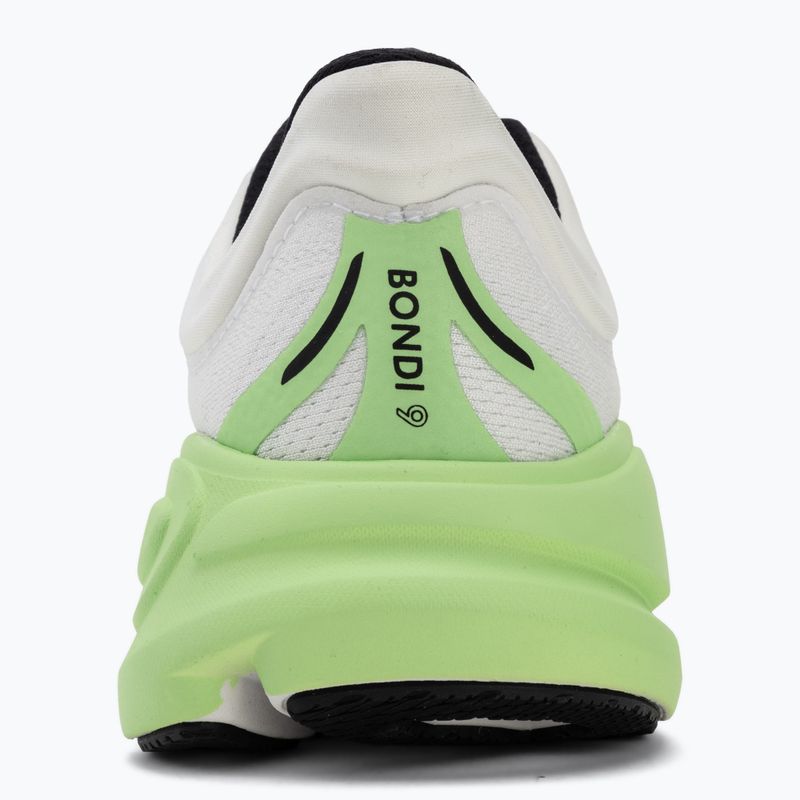 Women's running shoes HOKA Bondi 9 white/tart apple 6