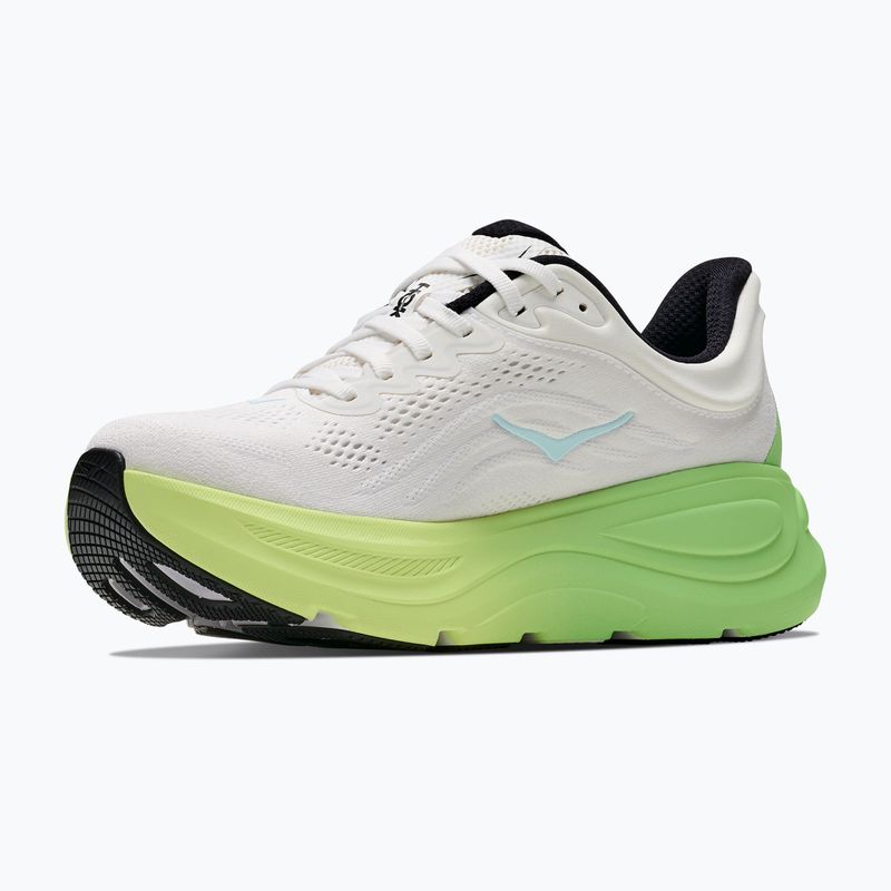 Women's running shoes HOKA Bondi 9 white/tart apple 2