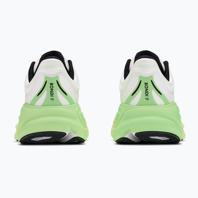 Women's running shoes HOKA Bondi 9 white/tart apple 4