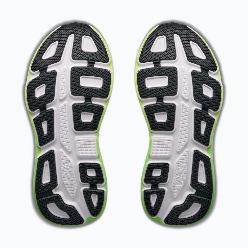 Women's running shoes HOKA Bondi 9 white/tart apple 6