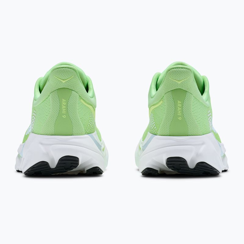 Women's running shoes HOKA Arahi 9 tart apple/glimmering blue 4