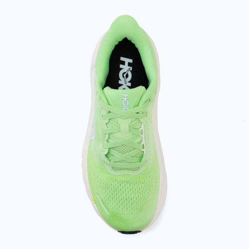Women's running shoes HOKA Arahi 9 tart apple/glimmering blue 5