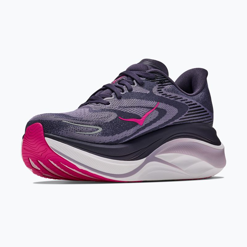 Women's running shoes HOKA Skyward X 2 squid ink/neon gragonfruit 4