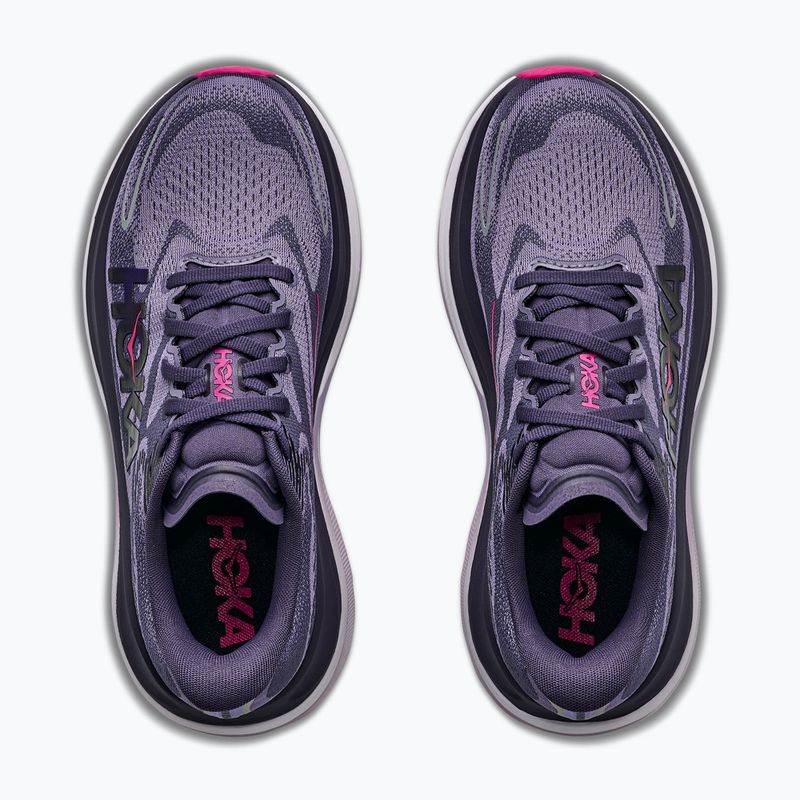 Women's running shoes HOKA Skyward X 2 squid ink/neon gragonfruit 8