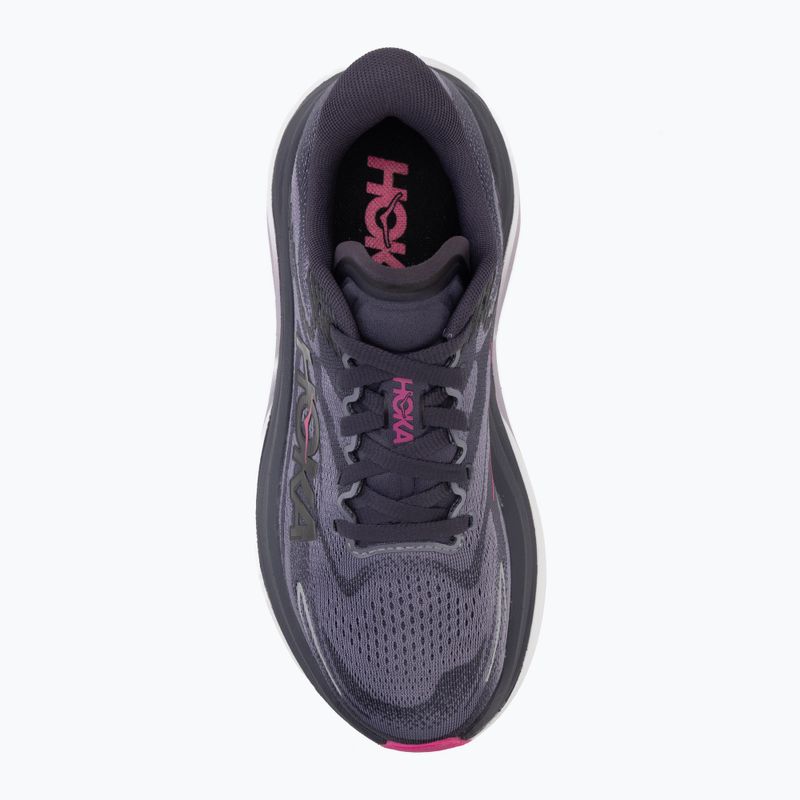 Women's running shoes HOKA Skyward X 2 squid ink/neon gragonfruit 5