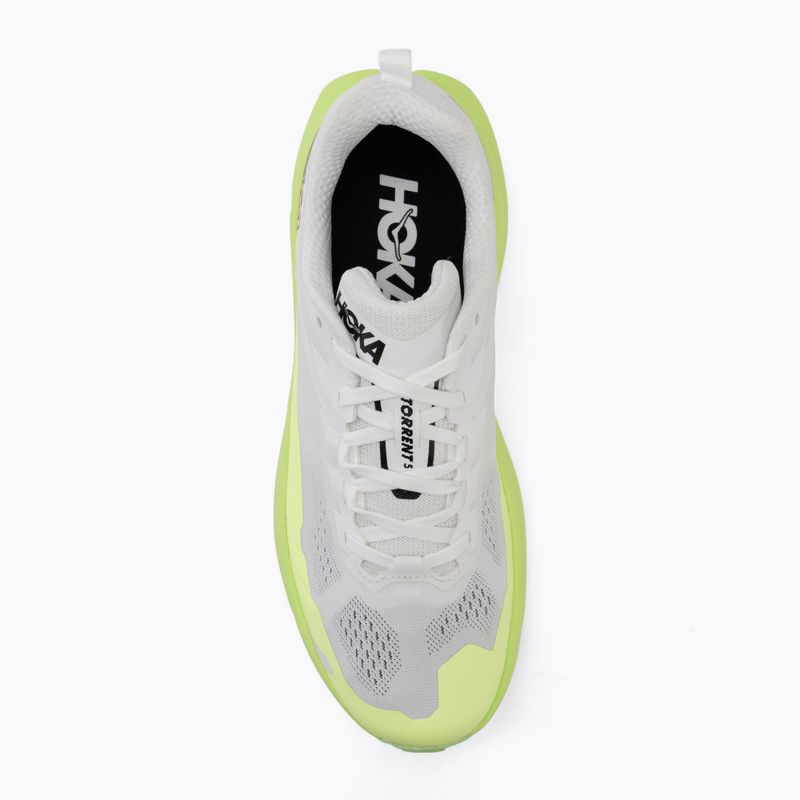 Men's running shoes HOKA Torrent 5 frost/neon yuzu 5