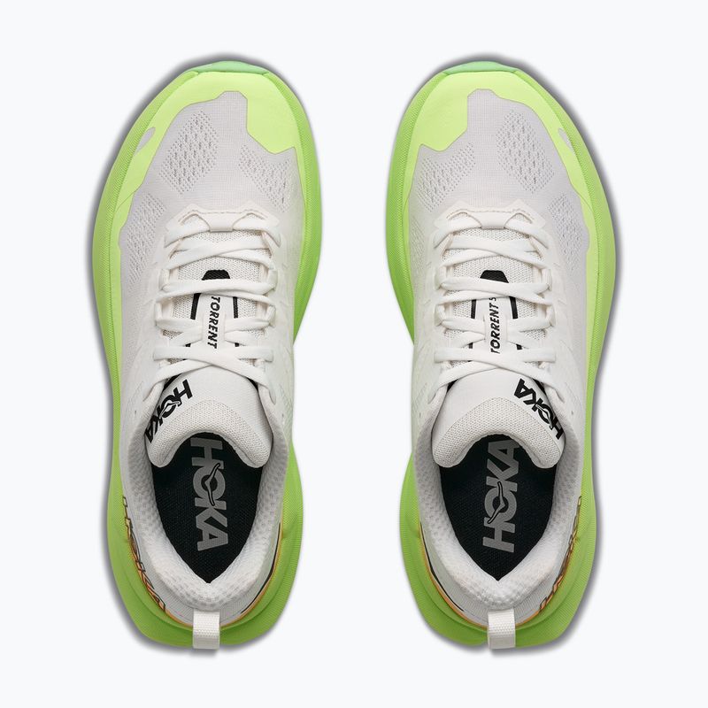 Men's running shoes HOKA Torrent 5 frost/neon yuzu 8