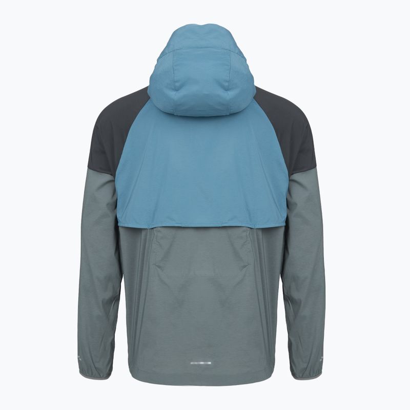 Men's running jacket Nike Impossibly Light Windrunner smoke grey/smokey blue/anthracite 2
