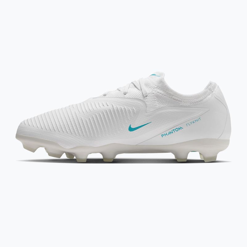 Children's football boots Nike Phantom 6 Low Pro Jr FG/MG white/white/dusty cactus 2