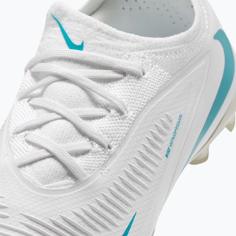 Children's football boots Nike Phantom 6 Low Pro Jr FG/MG white/white/dusty cactus 7