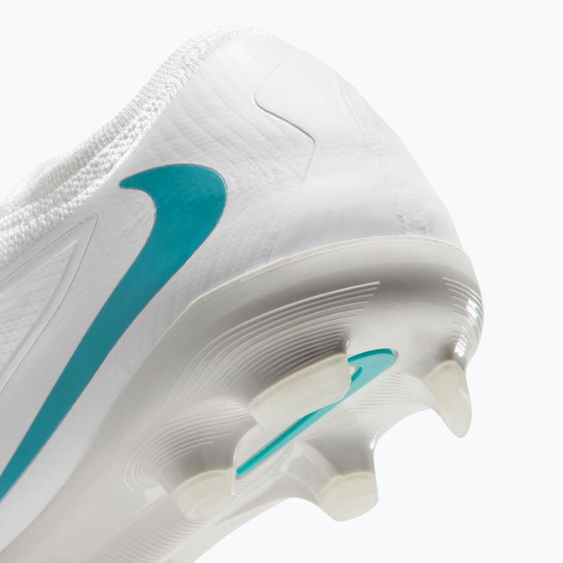 Children's football boots Nike Phantom 6 Low Pro Jr FG/MG white/white/dusty cactus 8