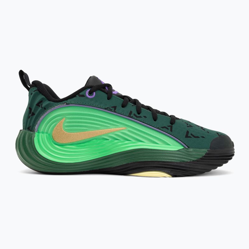Men's basketball shoes Nike Giannis Immortality 5 gorge green/green spark/metallic gold 2