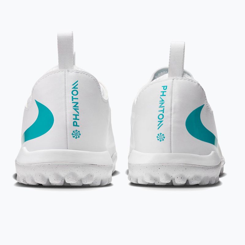 Children's football boots Nike Phantom 6 Low Academy Jr TF white/white/dusty cactus 2