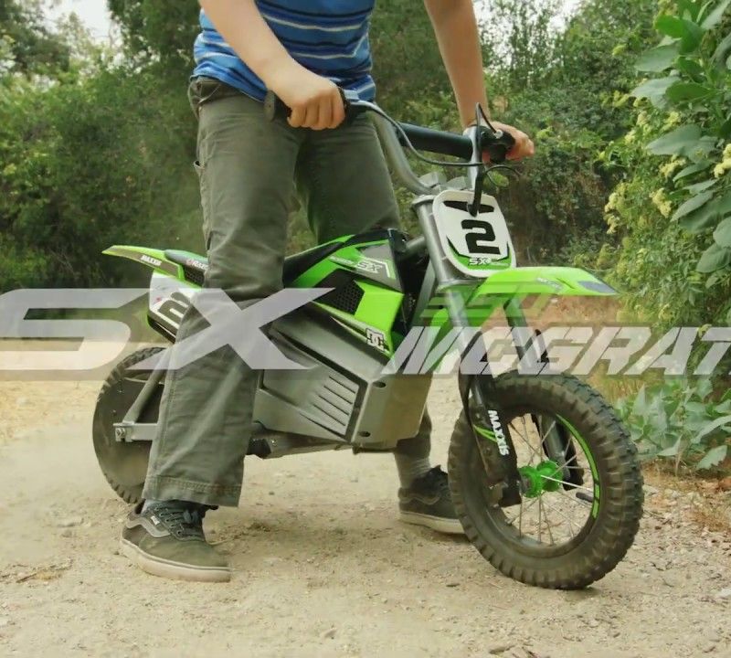 Razor SX350 Dirt Rocket McGrath green children's electric motorbike 15173834 10