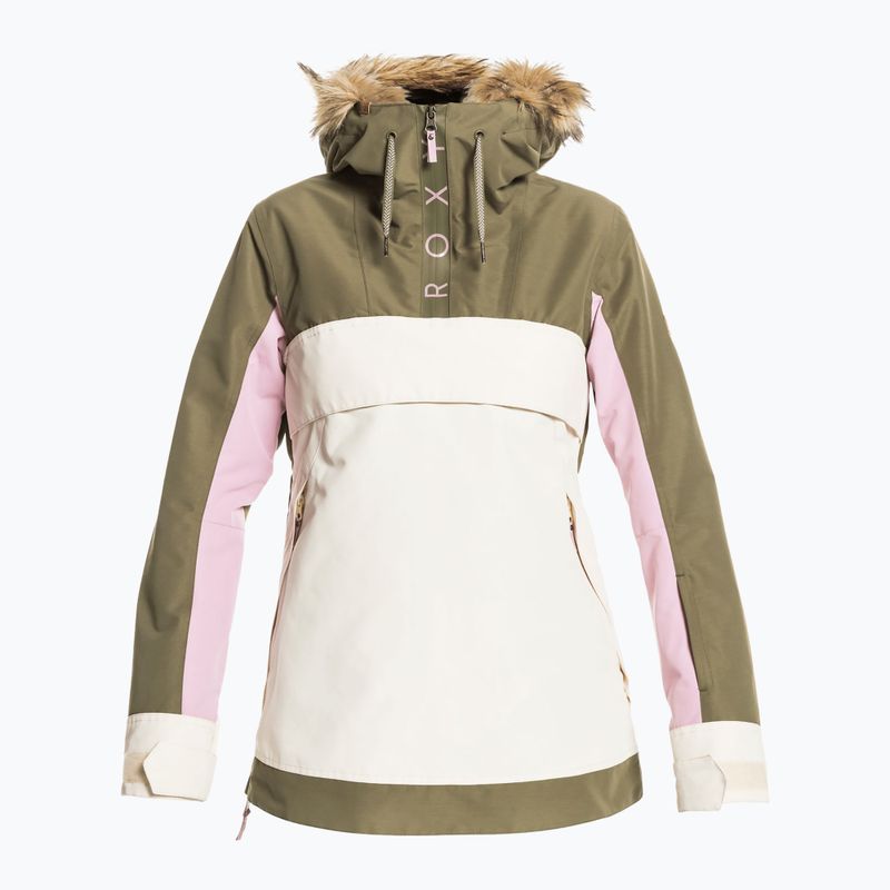 Women's snowboard jacket ROXY Shelter 2021 green