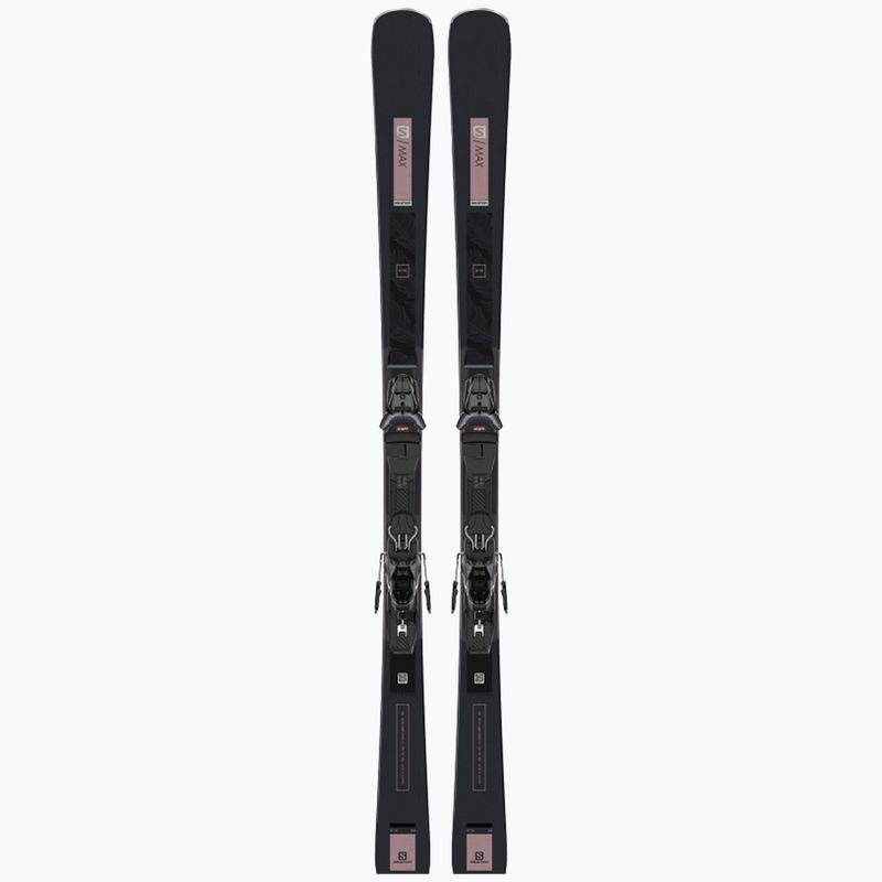 Women's downhill skis Salomon S/Max W 10 + M11 GW black L41135000/L4113210010 10