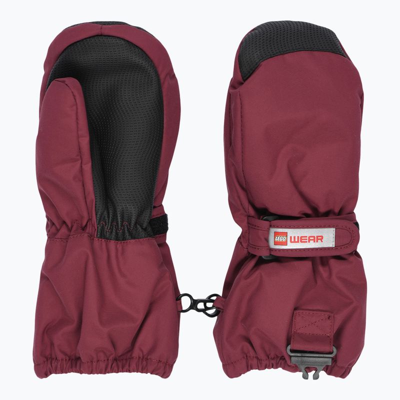 LEGO Lwatlin 706 children's ski gloves red 22870 6