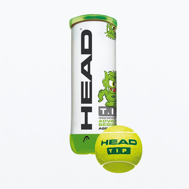 HEAD Tip children's tennis balls 3 pcs green/yellow 578133