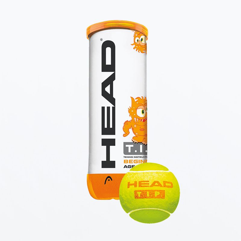 HEAD Tip children's tennis balls 3 pcs orange/yellow 578123