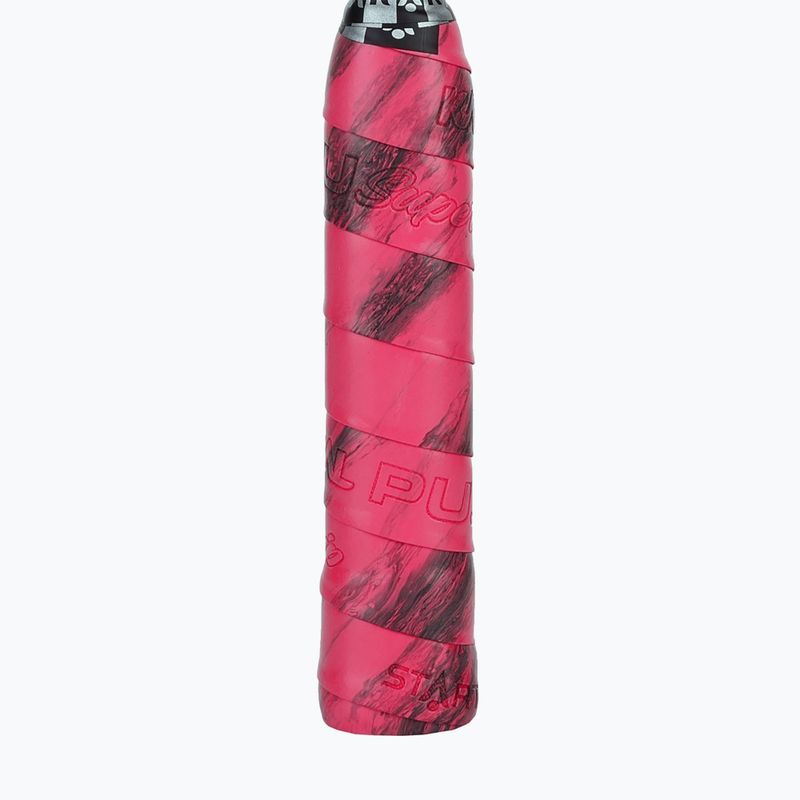 Squash racquet wrap Karakal Pu Super Grip Multi red / black 2