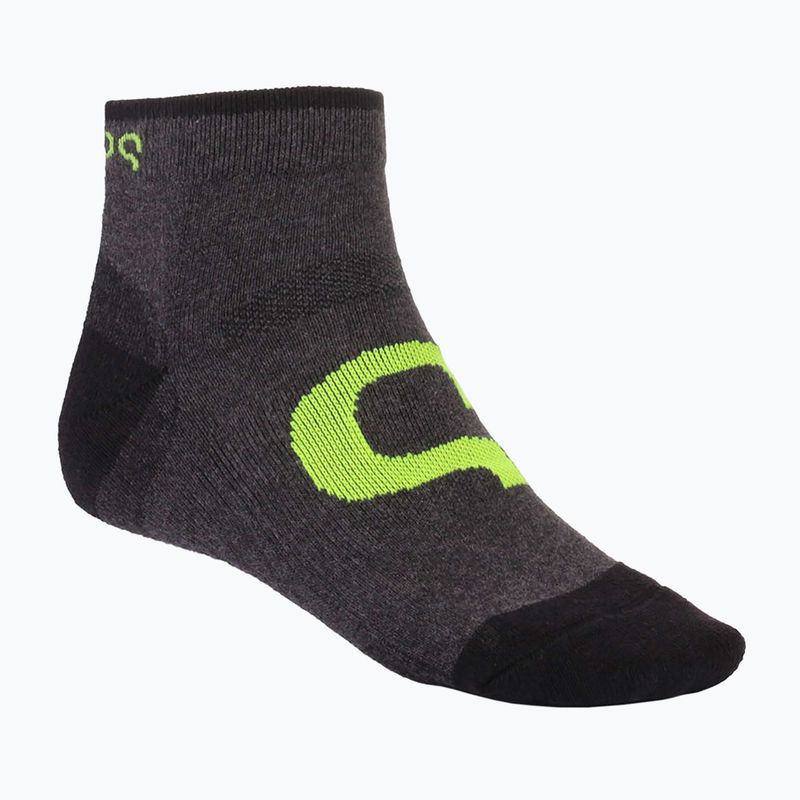 Tennis socks Evoq Trainer graphite/black/yellow 4