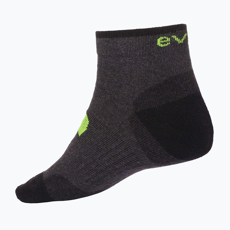 Tennis socks Evoq Trainer graphite/black/yellow 5