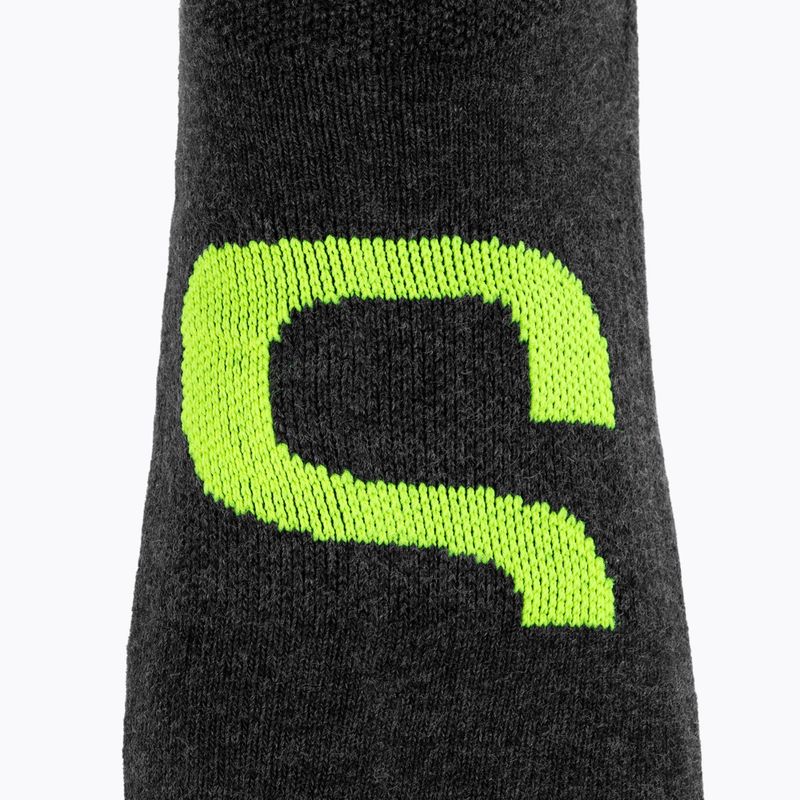 Tennis socks Evoq Trainer graphite/black/yellow 3
