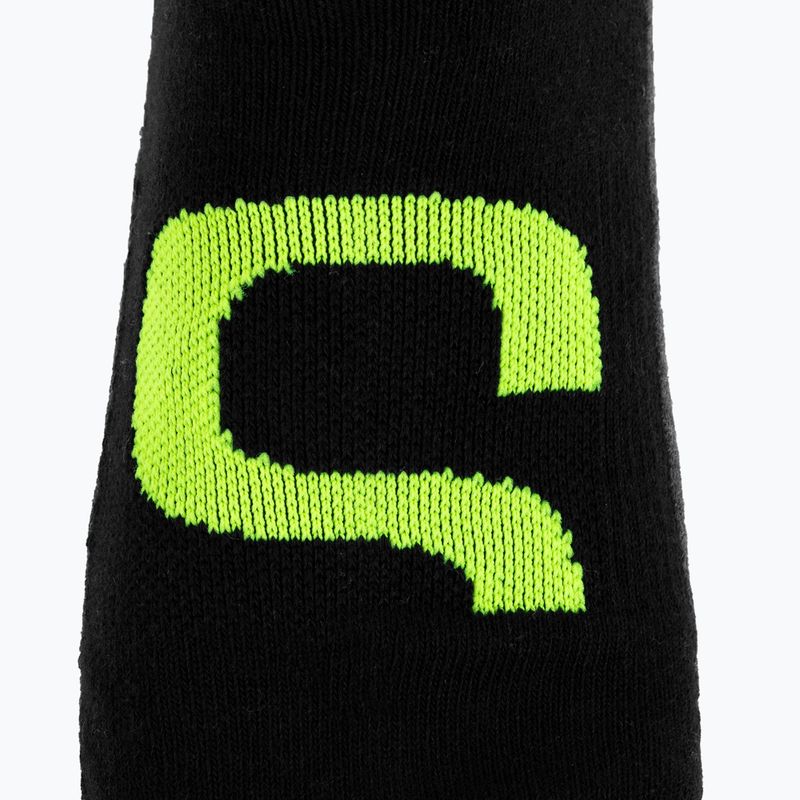 Tennis socks Evoq Ankle graphite/black/yellow 3