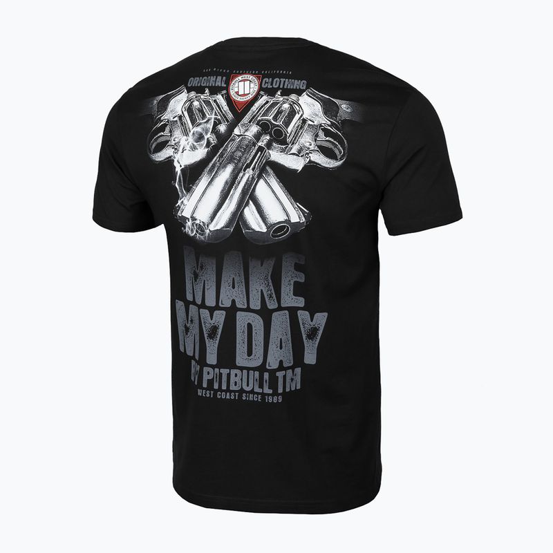 Men's T-shirt Pitbull West Coast Make My Day black 2