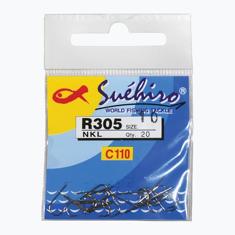 Milo R305 Suehiro fishing hooks black 012AMR305 A22