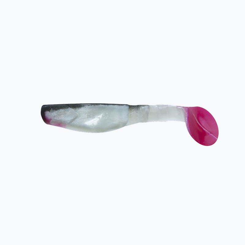 Relax Terminator 3 Red Tail rubber lure 4 pcs black white pearl RT3-S