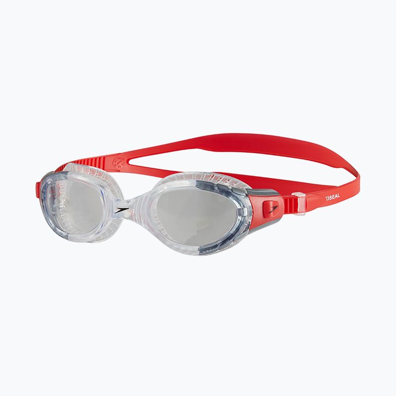 Speedo Futura Biofuse Flexiseal lava red/clear swim goggles 68-11313B991 5