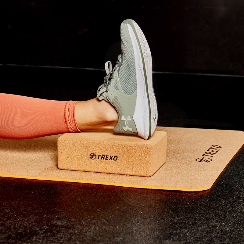 Yoga cube XTREXO brown YB-75 9