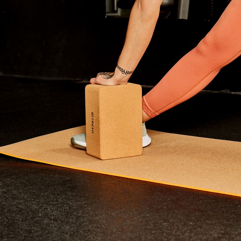 Yoga cube XTREXO brown YB-100 10