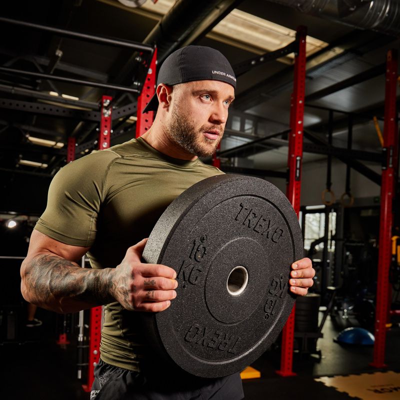 XTREXO Olympic bumper weights black TRX-BMP010 10 kg 8