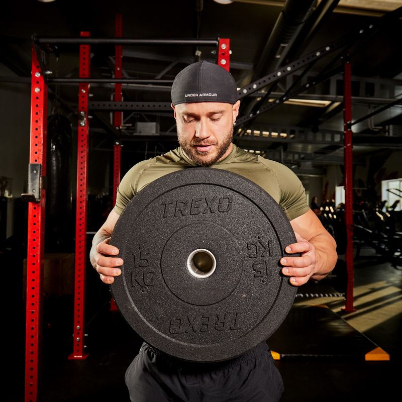 XTREXO Olympic bumper weights black TRX-BMP015 15 kg 7