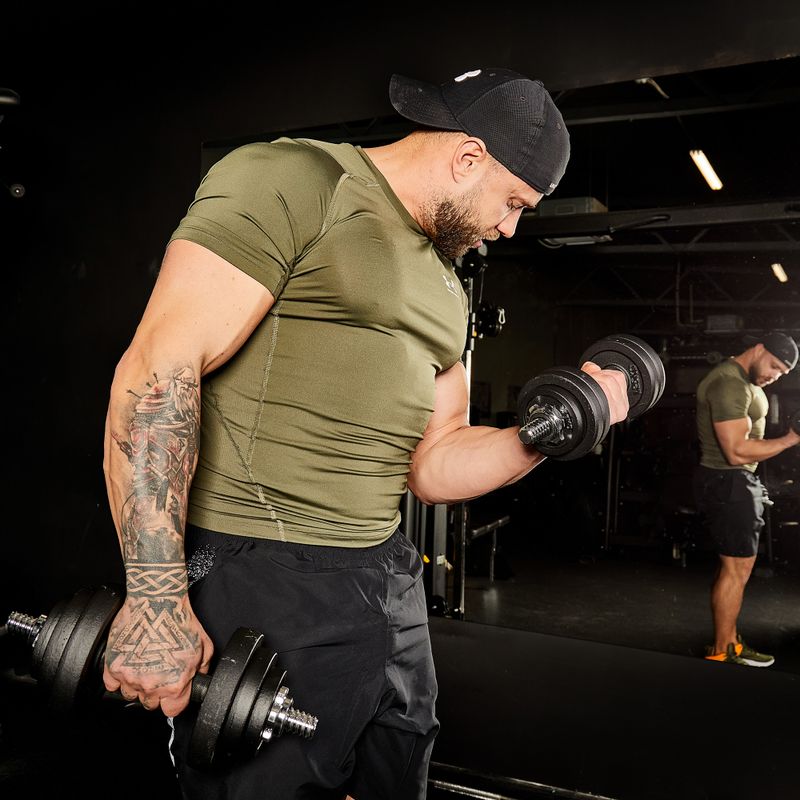 XTREXO 50 kg barbell dumbbell set DK50 8