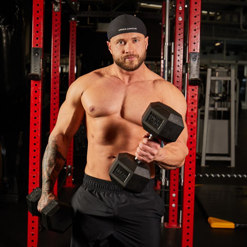 XTREXO Hex HXD200 20 kg rubberised dumbbells 11