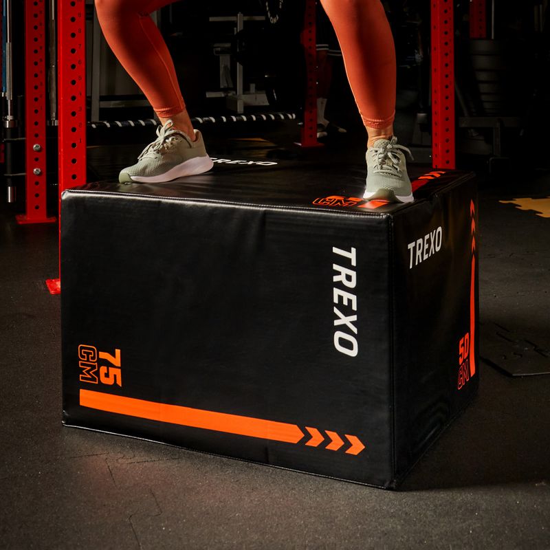 TREXO plyometric box TRX-PB30 30 kg black 9