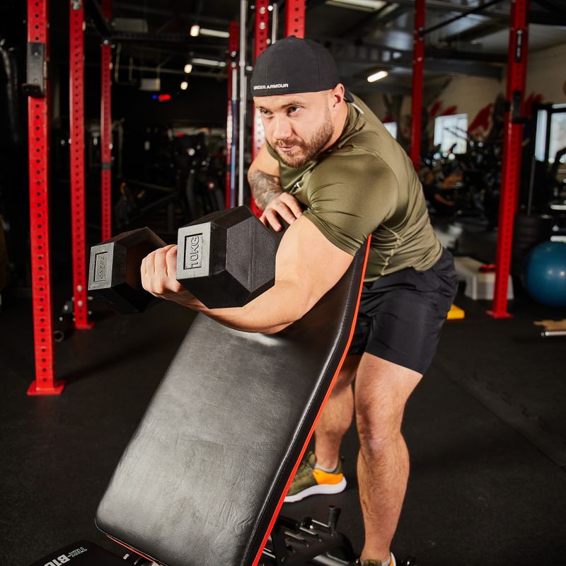 XTREXO B100 training bench black 8