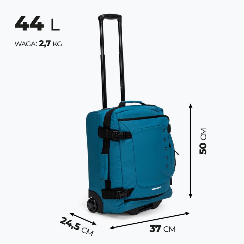 KADVA Lazio 44 l blue cabin travel suitcase 3