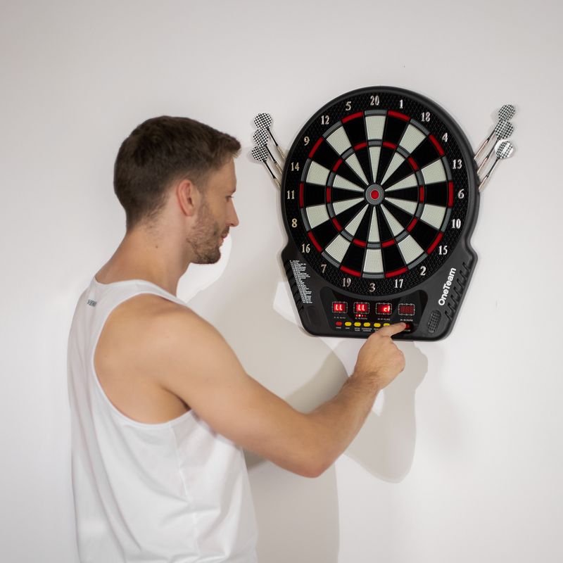 ONETEAM TargetJoy electronic dart disc grey 13