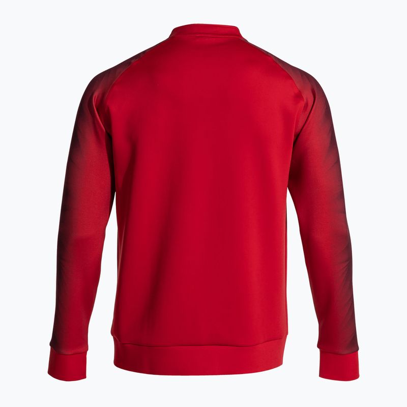 Men's Joma Elite XI Full Zip running sweatshirt red 3