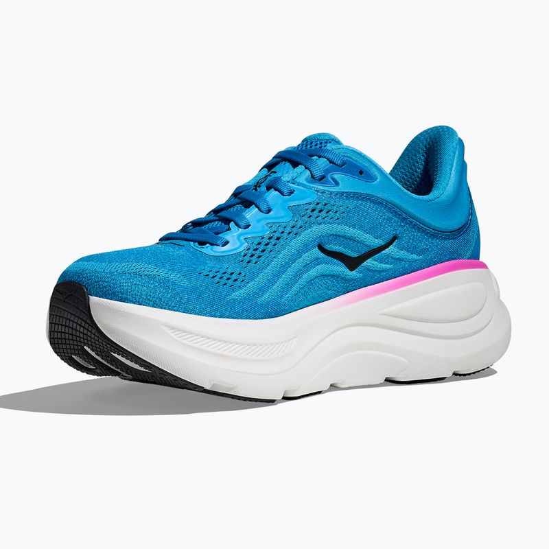 Women's running shoes HOKA Bondi 9 skyward blue/neon fuchsia 4