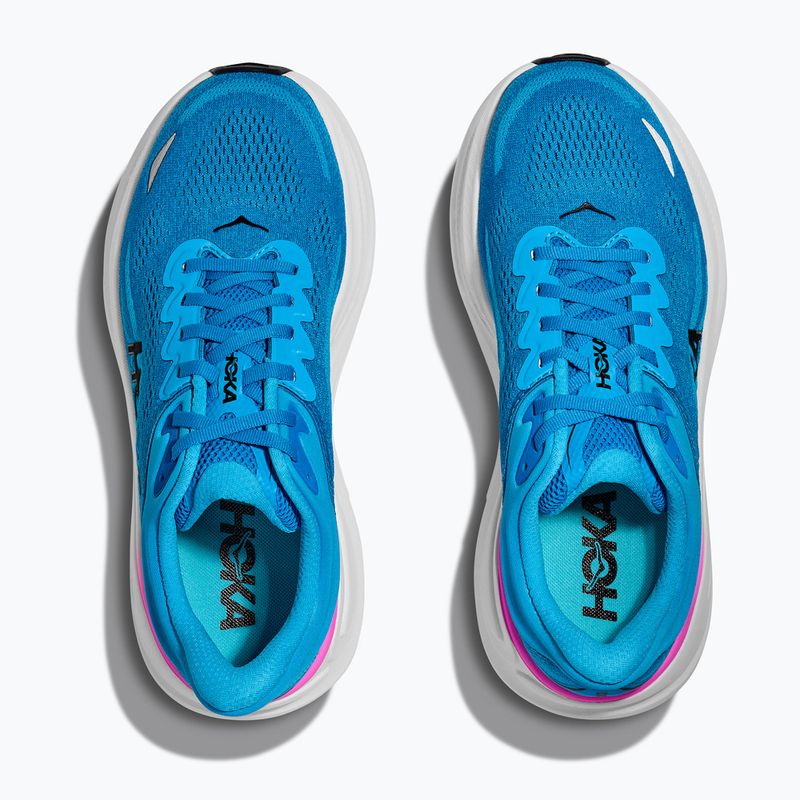 Women's running shoes HOKA Bondi 9 skyward blue/neon fuchsia 8