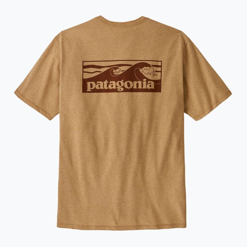 Men's Patagonia Boardshort Logo Pocket Responsibili t-shirt talon gold 3