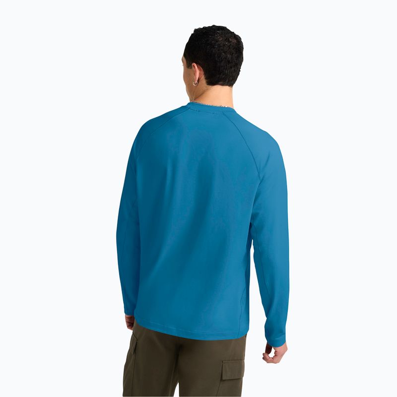 Men's longsleeve Jack Wolfskin Prelight Trail Crew aurora blue 3